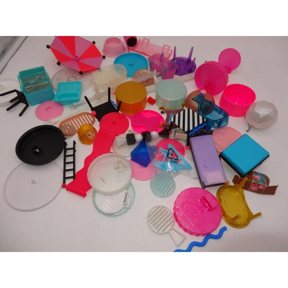 LOL Surprise Doll Furniture and Accessories Mixed Lot Multicolor Plastic Playset